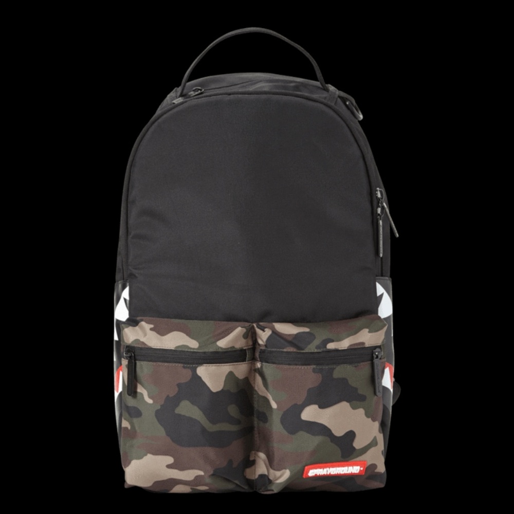 Deadstock New Rare Sprayground Camo Side Shark BP